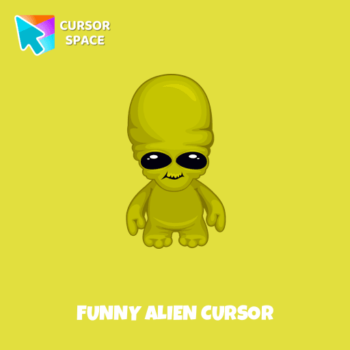 Funny Alien cursor pointer cursor