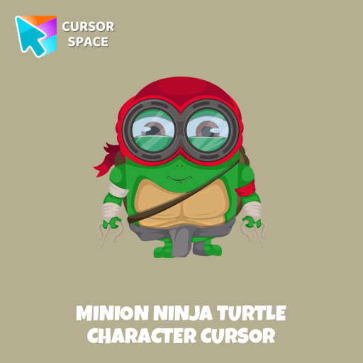 Minion Ninja Turtle Character cursor